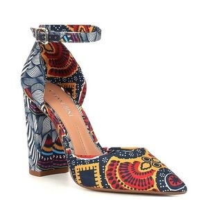 Gianni Bini Multicolor Patterned Sandals